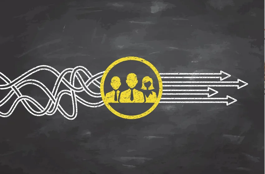 people working together